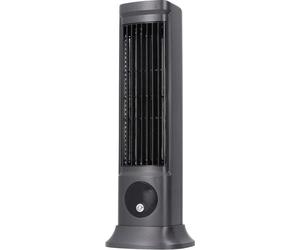 Ventilateur de bureau oscillant Quiet Pro - 10 pouces, compact, 3 vitesses réglables - Petit ventilateur sans pales pour chambre à coucher ou bureau, noir