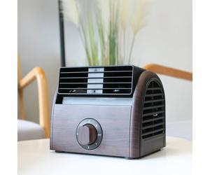 Ventilateur de Bureau Petit et Puissant Sans Pale-Ventilateur de Table Centrifuge Turbo Double Turbine 30W-Aération Orientable 45°