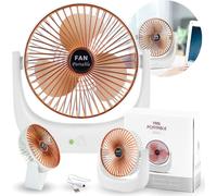 Ventilateur de bureau portable mini rechargeable usb cuivre