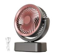 Ventilateur de bureau refroidissement personnel silencieux oscillant | Petit ventilateur de table et mural pour maison, chambre, cuisine, bureau, camping, voyage, extérieur, homme, femme,