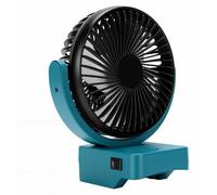 Ventilateur de bureau sans fil, 3 vitesses, inclinaison de 360°, connectique USB A/C