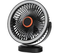 Ventilateur de bureau, silencieux, petit ventilateur USB avec batterie de 4000 mAh