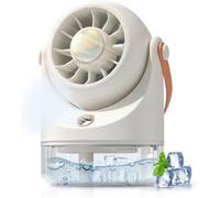 Ventilateur De Bureau Usb Avec Pulvérisation,Ventilateur Portatif Brumisateur Avec 100Ml Réservoir D'Eau,Ventilateur Portat[QW785]
