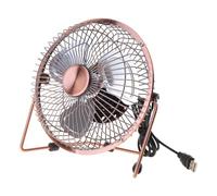 Ventilateur de bureau USB rotatif de 4/6 pouces, petit et silencieux, puissant, Portable, flux d ' air forts, ventilateur de refroidissement en métal pour la maison et l ' extérieur