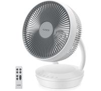 Ventilateur de bureau, ventilateur de refroidissement électrique, circulateur d'air oscillant, 20 dB, ventilateur silencieux pour chambres, économe en énergie, puissant, type turbo
