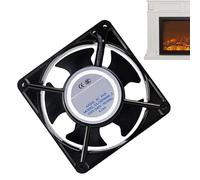 Ventilateur de chaleur pour poêle à bois silencieux et portable à économie | Ventilateur axial pour cheminée cassette insert pour tente, camping, cabine, maison, garage, sous-sol, chaudières