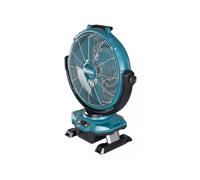 Ventilateur de chantier Makita CF003GZ Ø450 mm hybride 40V (XGT/LXT) avec adaptateur secteur Makita bleu/noir