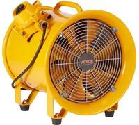 Ventilateur de chantier Moteur AC 500 W Ventilateur de chantier 2850 tr/min Ventilateur de chantier Ventilateur 1179 L/s (2500 CFM) Ventilateur axial Câble d'alimentation 3 m Ventilateur axial Niveau 