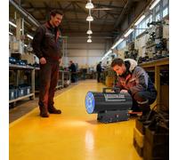 Ventilateur de chauffage au gaz 30 kW – Chauffage au gaz mobile avec allumage piézoélectrique, protection contre l'eau IPX4, ventilateur de soufflage professionnel pour chantier, atelier, garage et en