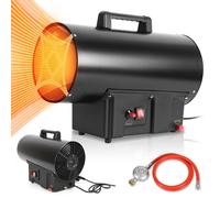 Ventilateur de chauffage au gaz propane de 30 kW, chauffage d'appoint au gaz pour chantier, atelier, garage, entrepôt, serre. Fonctionne avec du propane à 700 mbar