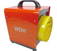 Ventilateur de chauffage électrique - 3000 W - Rouge - Avec raccord pour tuyau d'air - Chauffage portable pour atelier