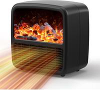 Ventilateur de chauffage électrique avec poignée Chauffe-eau de bureau pour la maison et le bureau Protection contre la surchauffe