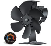 Ventilateur de cheminée, 6 pales, en aluminium, 25 dB, fonctionnant sans électricité