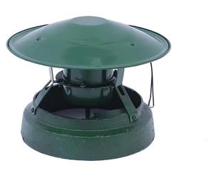 Ventilateur de cheminée 60 W - Ventilateur d'évacuation des fumées - Amplificateur de tirage - Ventilateur d'extraction pour la maison - En fer