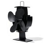 Ventilateur de cheminée à énergie thermique, 4 pales, 1500 tours par minute, pour poêle à bois