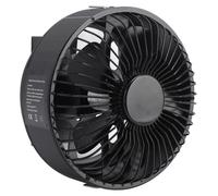 Ventilateur de cheminée à énergie thermique, en aluminium, de forme ronde, pour poêles à bois