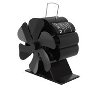 Ventilateur de cheminée, à entraînement thermique, pour cheminées à bois et à gaz, en aluminium