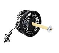 Ventilateur De Chenil,Flux Aérien Indirect Universel Silencieux 2 Vitesses - Ventilateur rafraîchissant pour caisse à chien | Calopsittes Chats Perroquets Loriquets Inséparables Conures Canaris
