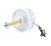 Ventilateur de Chenil Universel Flux d'air Indirect Silencieux 2 Vitesses | Ventilateur rafraîchissant de cage à chien pour chats, perroquets, perruches, calopsittes, conures, loriquets et insépar