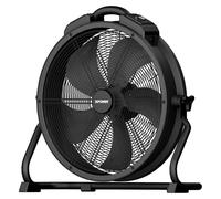 Ventilateur de circulation d'air, débit d'air à haute vitesse, fonctionnement ultra-silencieux, couleur noire, prise européenne 220V-240V