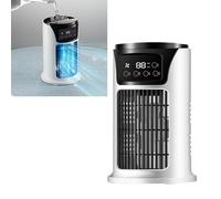 Ventilateur de climatisation à pulvérisation - Omabeta - USB - Blanc - Puissant - Polyvalent Multicolore VENTILATEUR