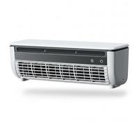 Ventilateur de climatisation, mini climatiseur et ventilateur de climatisation, refroidisseur brume mural sans perçage, rechargeable 6000 mAh, blanc, mini climatiseur