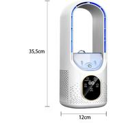 Ventilateur de climatisation portable Mini Refroidisseur d'air évaporatif 3 en 1 Ventilateur Refroidisseur Humidificateur
