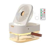 Ventilateur de climatisation portable, refroidisseur d'air évaporatif personnel - Humidification de ventilateur Charge - Besoin de journées chaudes, outil de refroidissement d'été,