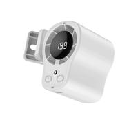 Ventilateur de climatiseur à clipser pour voiture - Dispositif de refroidissement personnel rechargeable par USB, rotation à 360 degrés, 199 vitesses réglables, technologie semi-conducteur pour