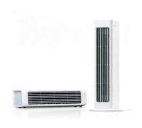 Ventilateur de climatiseur Portable, Refroidisseur d'air Mural avec 3 Vitesses, unité de climatisation silencieuse pour piè, Refroidisseur Mobile pour Maison, Bureau, Chambre à Coucher, 32,5 cm,