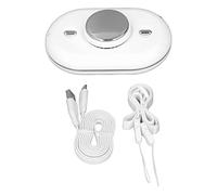 Ventilateur de collier suspendu Portable, Force du vent réglable pour les activités de plein air (Blanche)