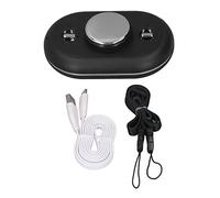 Ventilateur de collier suspendu Portable, Force du vent réglable pour les activités de plein air (Noire)
