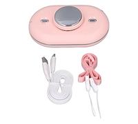 Ventilateur de collier suspendu Portable, Force du vent réglable pour les activités de plein air (Rose)