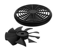 Ventilateur de Compresseur P-1100 Silencieux pour Entretien Atelier Maison | Kit de Refroidissement Noir en Plastique, du Bruit, Performance Solide, Usage Bricolage et Atelier