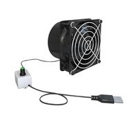 Ventilateur de conduit USB - Petit ventilateur d'échappement axial | Ventilateurs axiaux de refroidissement, roulement à billes avec câble d'extension AC ON/OFF, petit axiaux sans balais pour