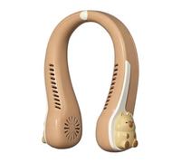 Ventilateur de cou 3 vitesses sans pales rechargeable mains libres | Ventilateur autour du cou pour enfants de 4 à 14 ans, maison, école, étude, été, camping, voyage, extérieur