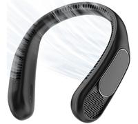 Ventilateur de cou AnySun portable, 66 sorties d’air, flux 360°, 4 vitesses, batterie 6000 mAh USB, mains libres, léger confortable