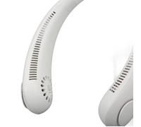 Ventilateur de cou - DUOKON - Modèle portable - USB - 5W - Blanc élégant