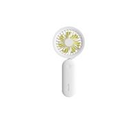 Ventilateur de cou JISULIFE FA15 Mini refroidisseur d'air pliable avec / 3 vitesses réglables / 2000mAh Rechargeable / Ventilateur suspendu sans fil BLANC G