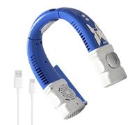 Ventilateur De Cou - Faible Bruit Charge Rapide Type-C - Ventilateur Nuque Rafraîchissant - Idéal Pour Les Trajets Domicile-Travail, Les Voyages, La Pêche, L'Escalade, Des Road Trips, Plage Et Camping