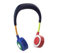 Ventilateur de cou Gadget Soufflant Portable Rechargeable 3 Vitesses | Ventilateur Personnel Pour Plage Parc Fête Pique-Nique Marche Course Randonnée Pêche Trajet Plein Air Camping