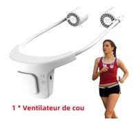 Ventilateur de cou - Indispensable - Rechargeable - 3 vitesses - Confortable - Idéal pour l'été