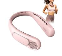 Ventilateur de cou personnel sans pales 3 vitesses rechargeable par USB | Ventilateur silencieux autour du cou pour l'été, la maison, l'école, le bureau, les voyages, la randonnée, la marche