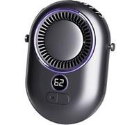Ventilateur de cou polyvalent à effet rafraîchissant,ELVANZA Ventilateur,refroidissement par semi-conducteurs,batterie haute capacité de 1 200 mAh,faible niveau sonore,gris gris