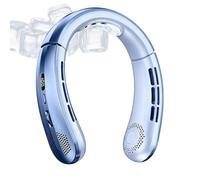 Ventilateur de cou portable 100 niveaux sans pales portable rechargeable | Ventilateur portable de voyage pour homme et femme, père, épouse, mari, famille