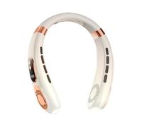 Ventilateur de cou portable 5 vitesses rechargeable par USB silencieux | Ventilateur silencieux autour du cou pour temps chaud, intérieur et extérieur, voyage, bureau, école, marche, navette, sport