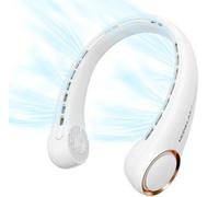Ventilateur de cou portable Azomor avec une grande autonomie et un refroidissement à 360 degrés