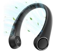 Ventilateur de cou portable - Belle commode - Refroidissement à 360° - Autonomie 17 heures - Ultra-silencieux