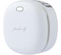 Ventilateur de cou portable ELVANZA sans pales 2000 mAh 10h autonomie Blanc Blanc