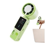 Ventilateur de cou portable rechargeable avec batterie 3000 mAh 100 | Ventilateur de cou rechargeable pour femme pour randonnée, travail, camping, pêche, voyage, bureau